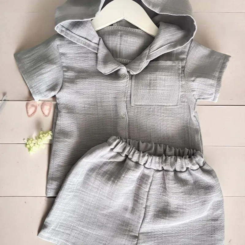 MÜSLIN ŞORT TAKIM - Görsel 3