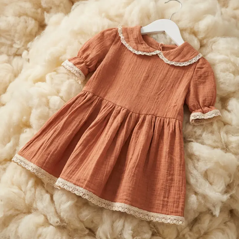 Arşe Müslin Elbise - HappyKDS123